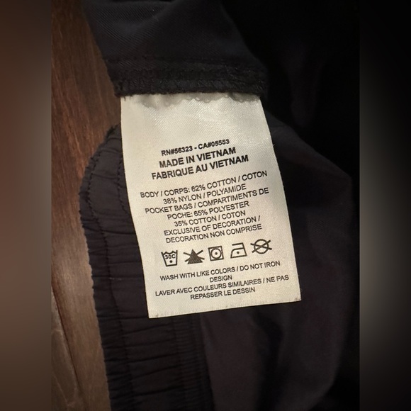 Vintage Men’s Nike Black Jogger Woven Nylon Embroidered Swoosh Logo Pants XL - Picture 14 of 15